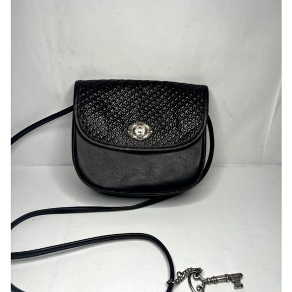 Fossil Authentic Black Genuine Leather Women's Crossbody Bag - Picture 2 of 13